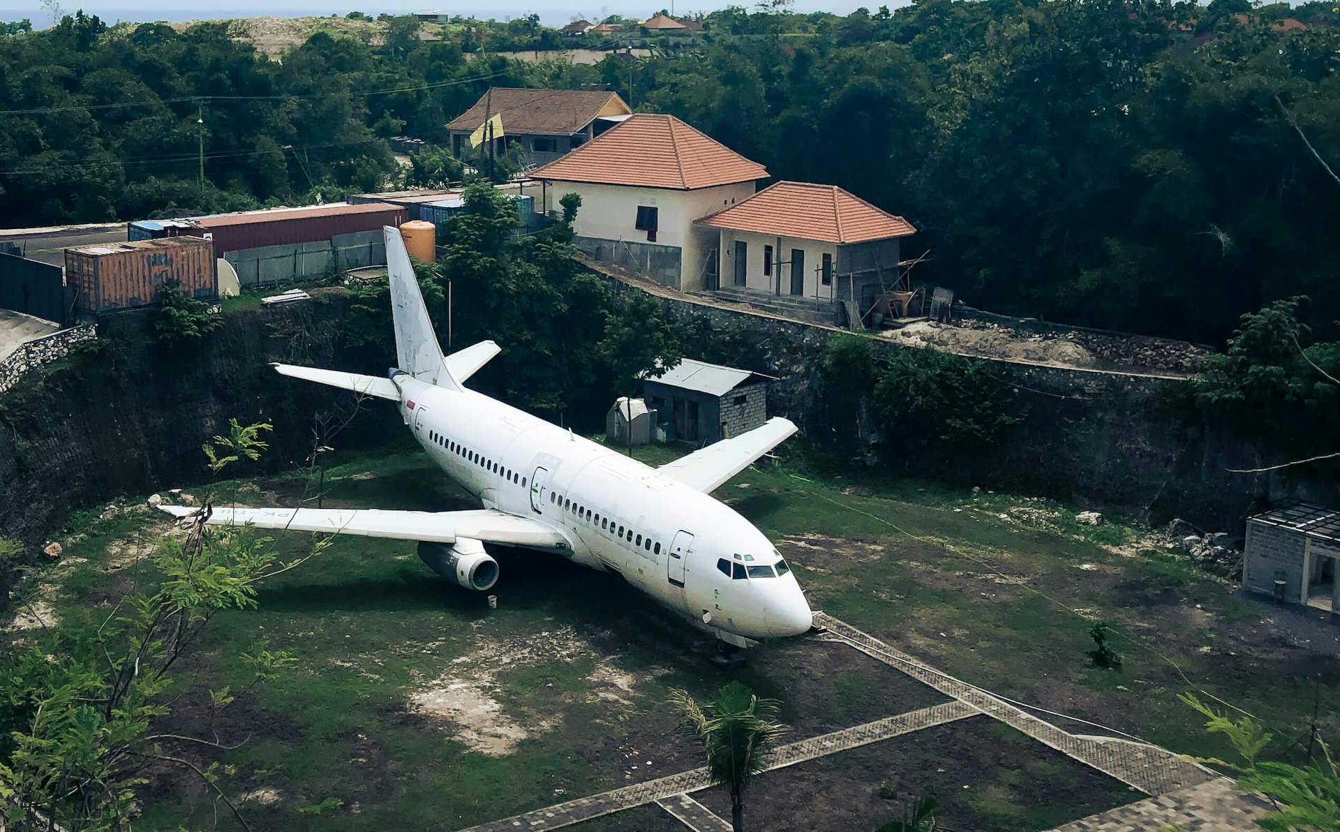 Abandoned Plane in Bali